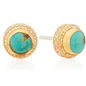 ANNA BECK Small Turquoise Stud Earrings - NIB